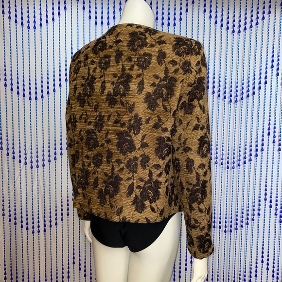 Vintage Floral Pattern Blazer Top - Picture 5 of 7